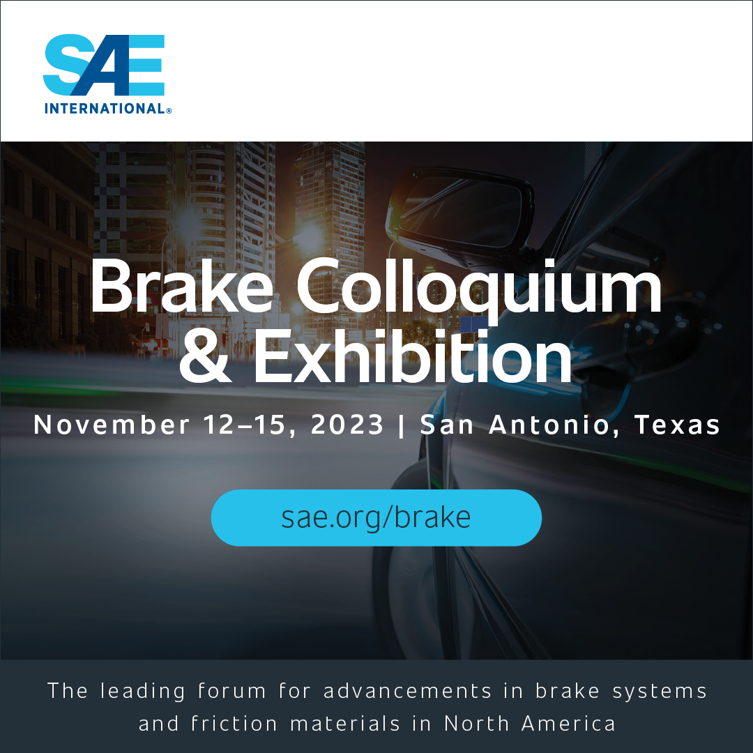 SAE Brake Colloquium 2023